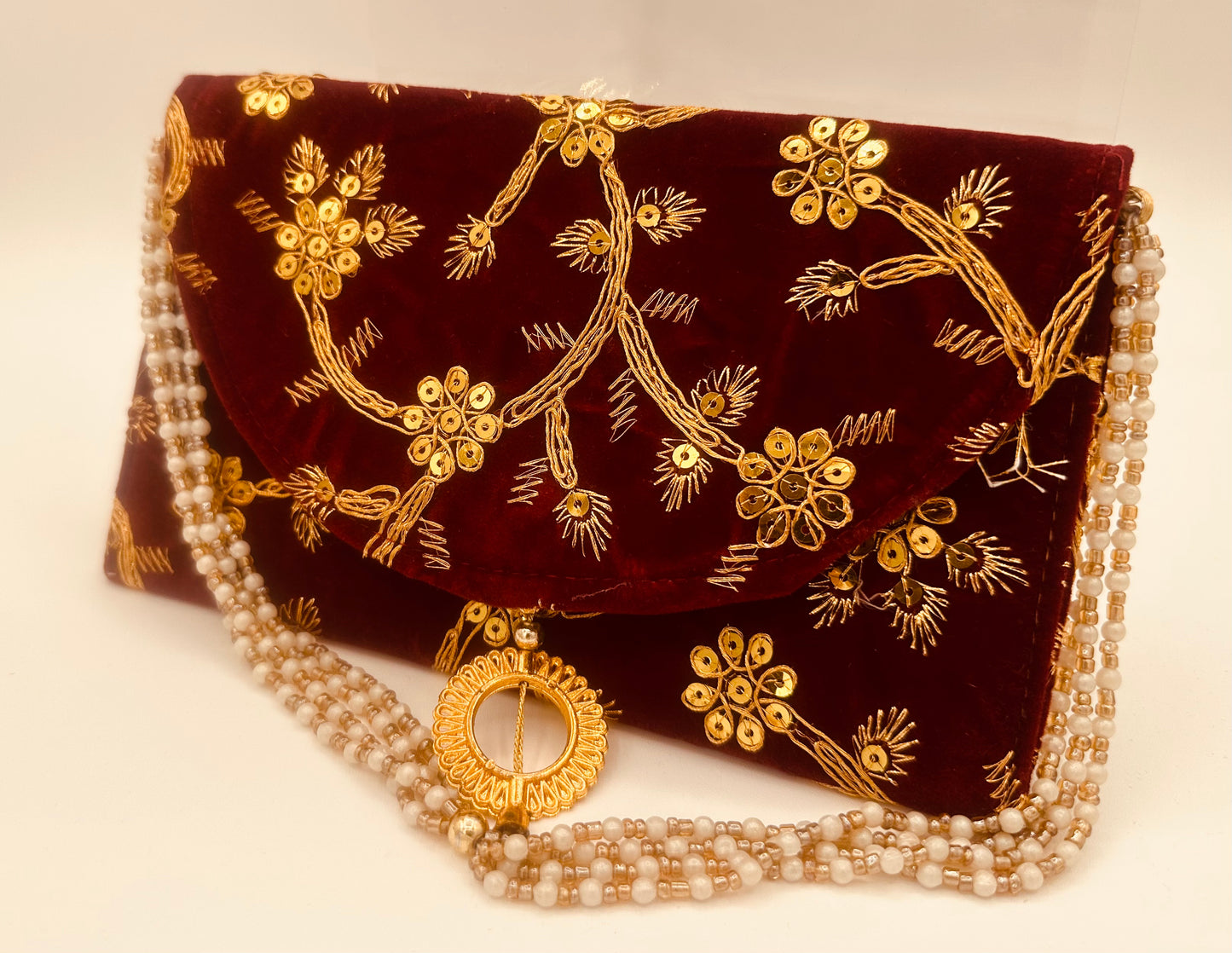 Emdroidered Clutches