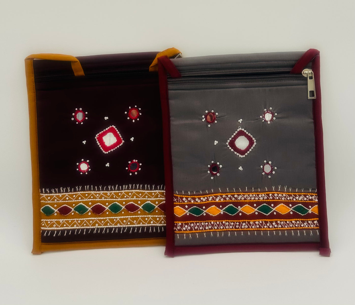 Embroidered Crossbody Purse