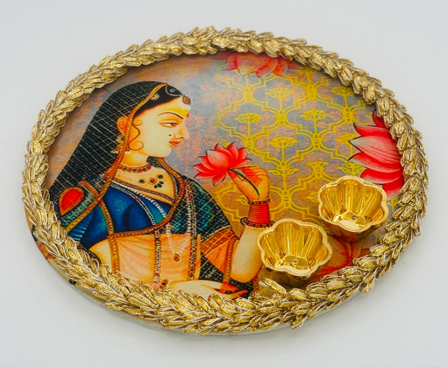 Haldi-Kumkum Tray/Kankavati - Large