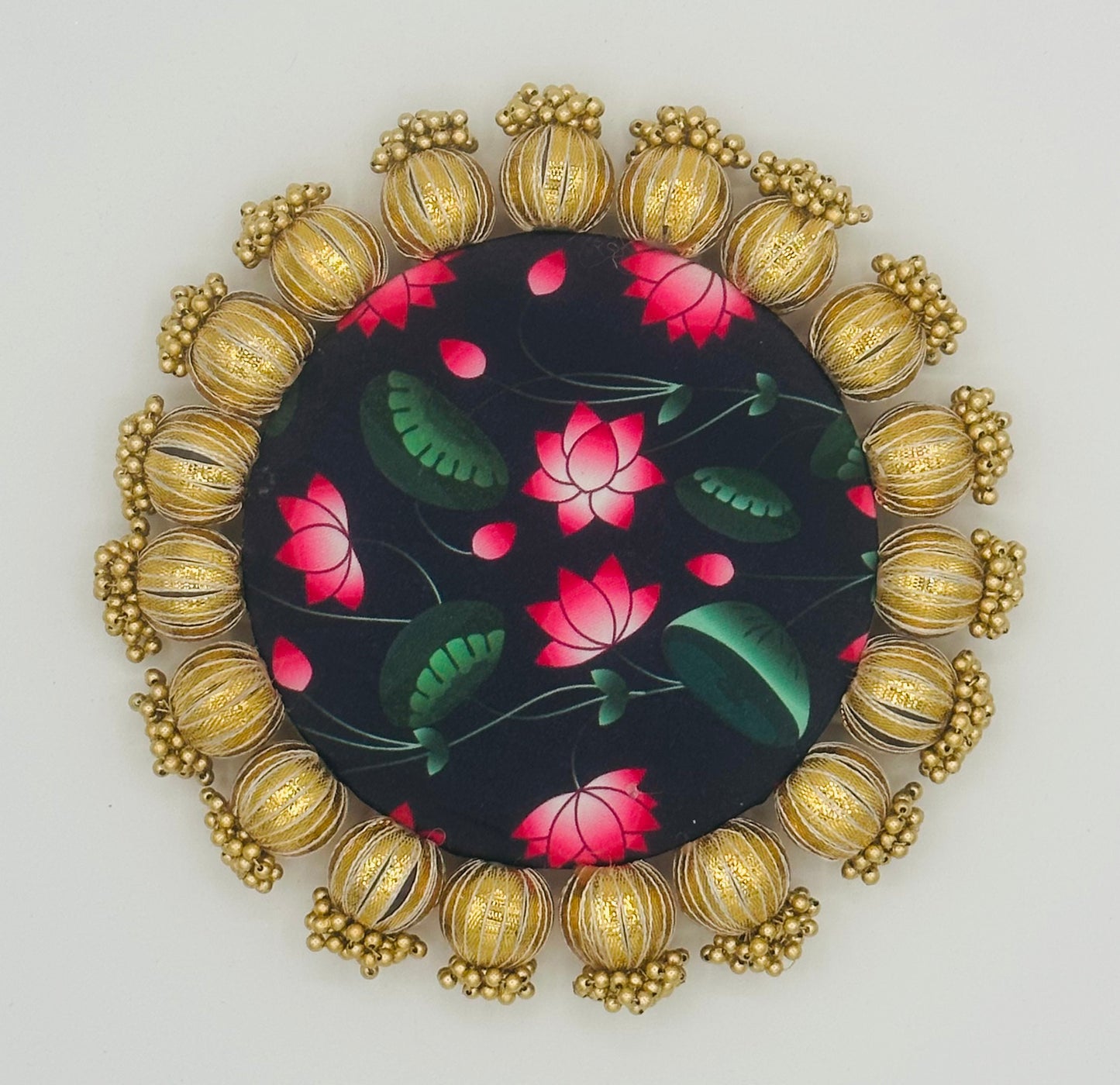Rangoli Diya/Festive Coaster - Single piece