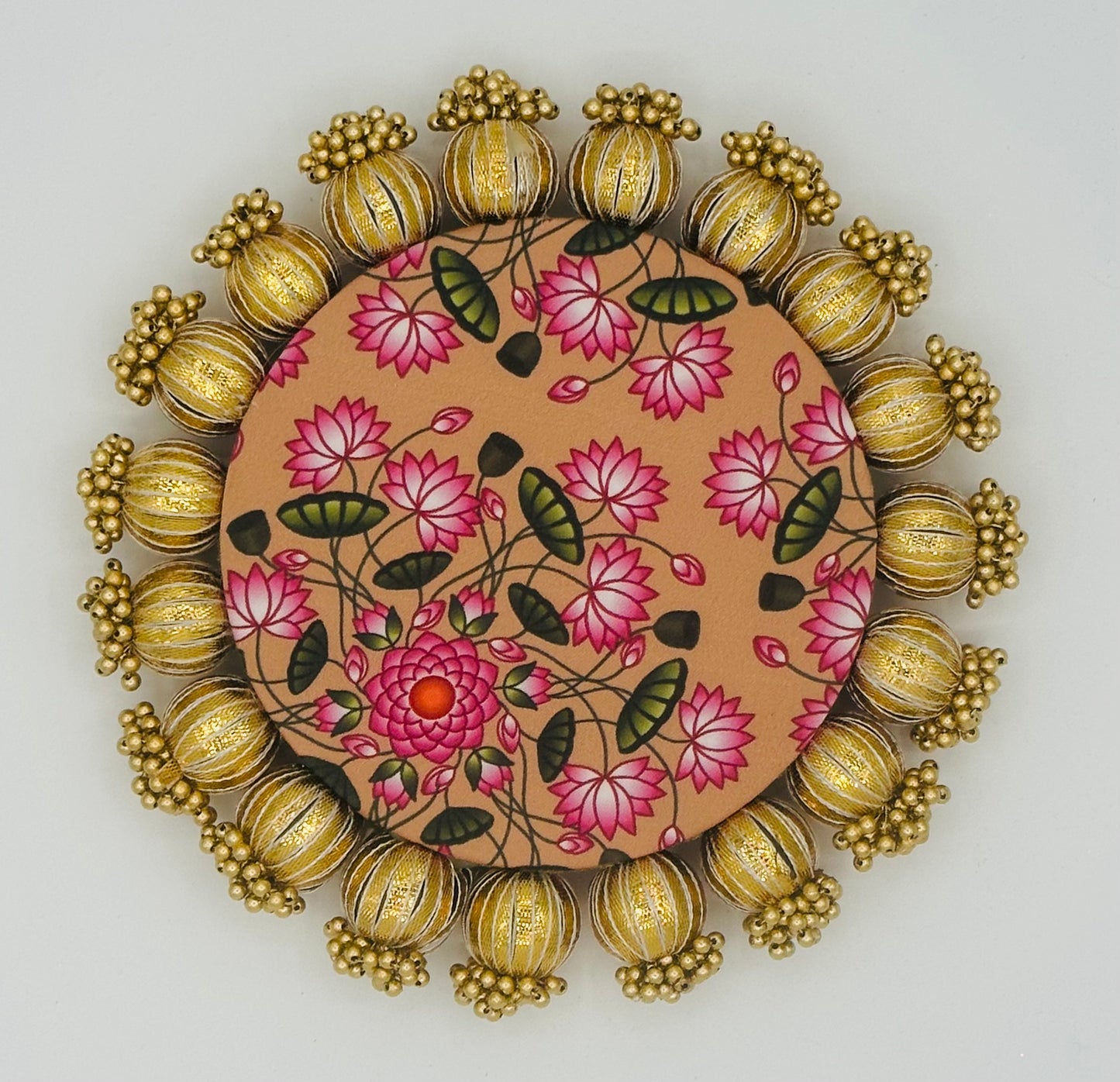 Rangoli Diya/Festive Coaster - Single piece