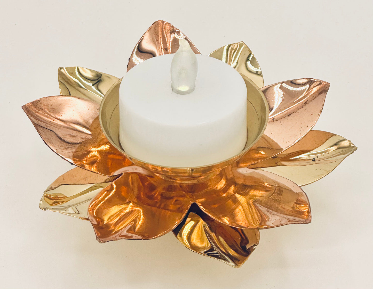 Brass Lotus Diya/Tealight Holder