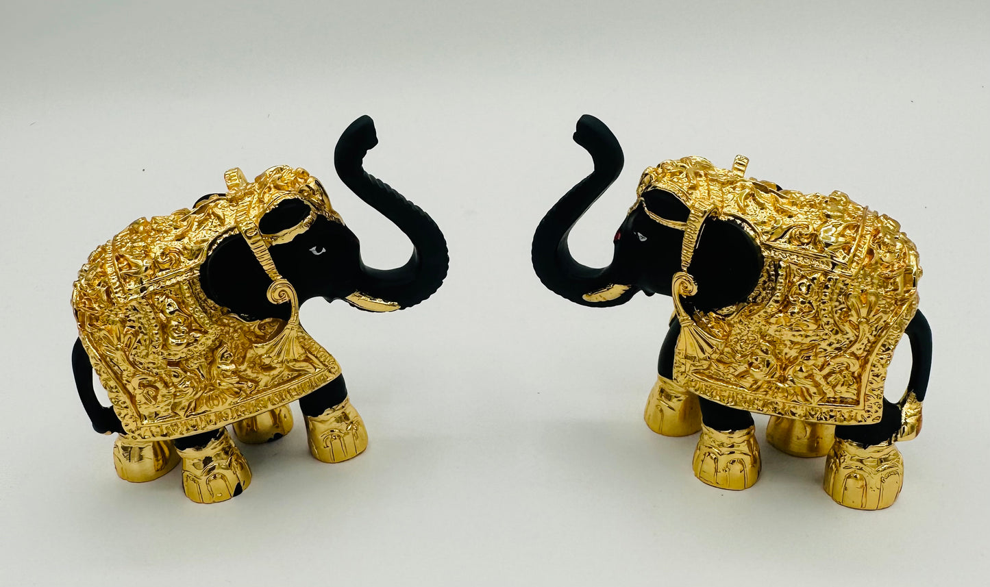 Elephant Figurines - 3 different color sets