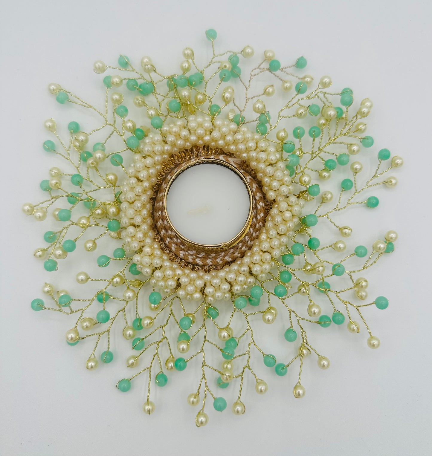 Colored Pearl Diyas/Tealight Holders