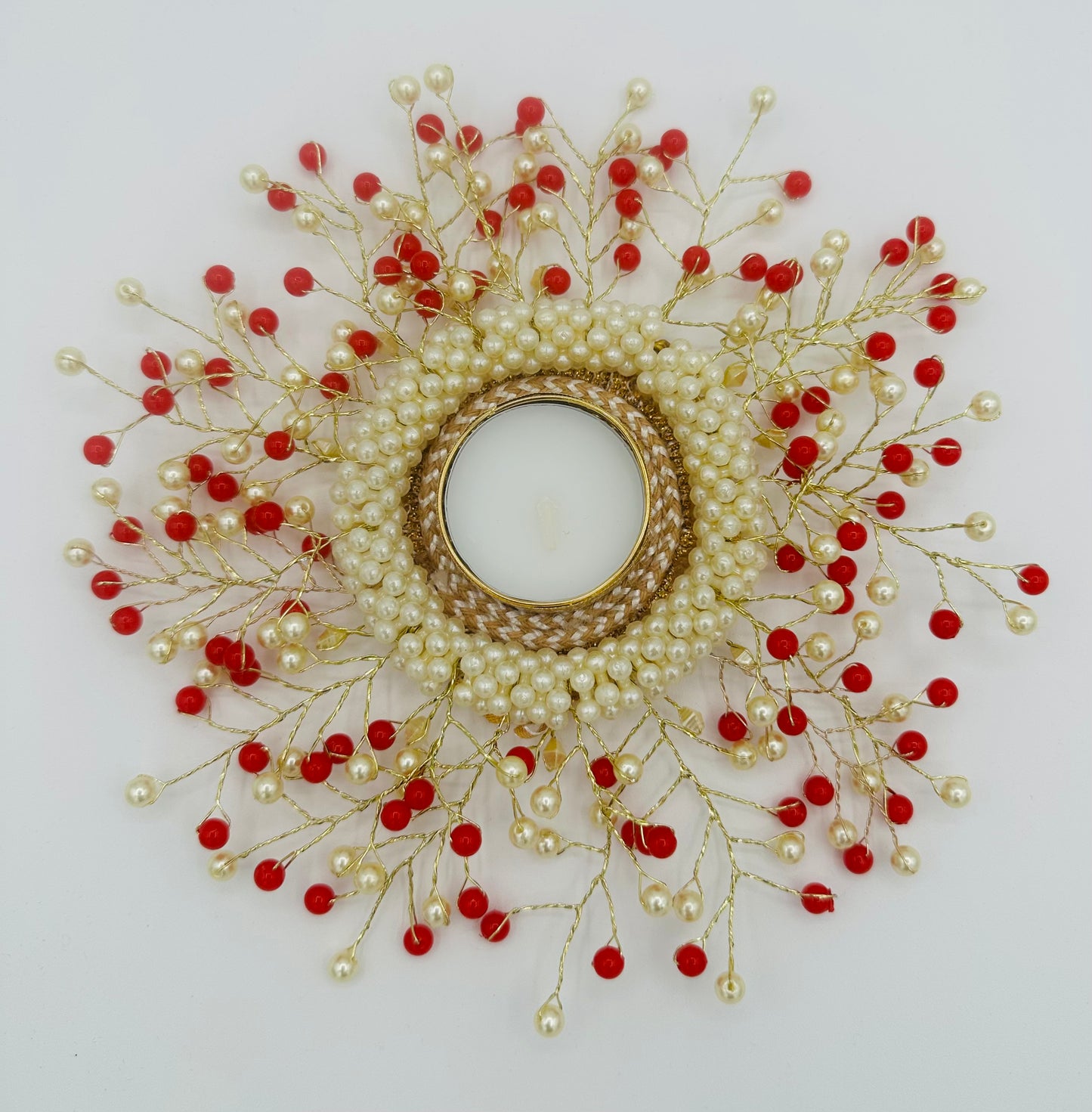 Colored Pearl Diyas/Tealight Holders