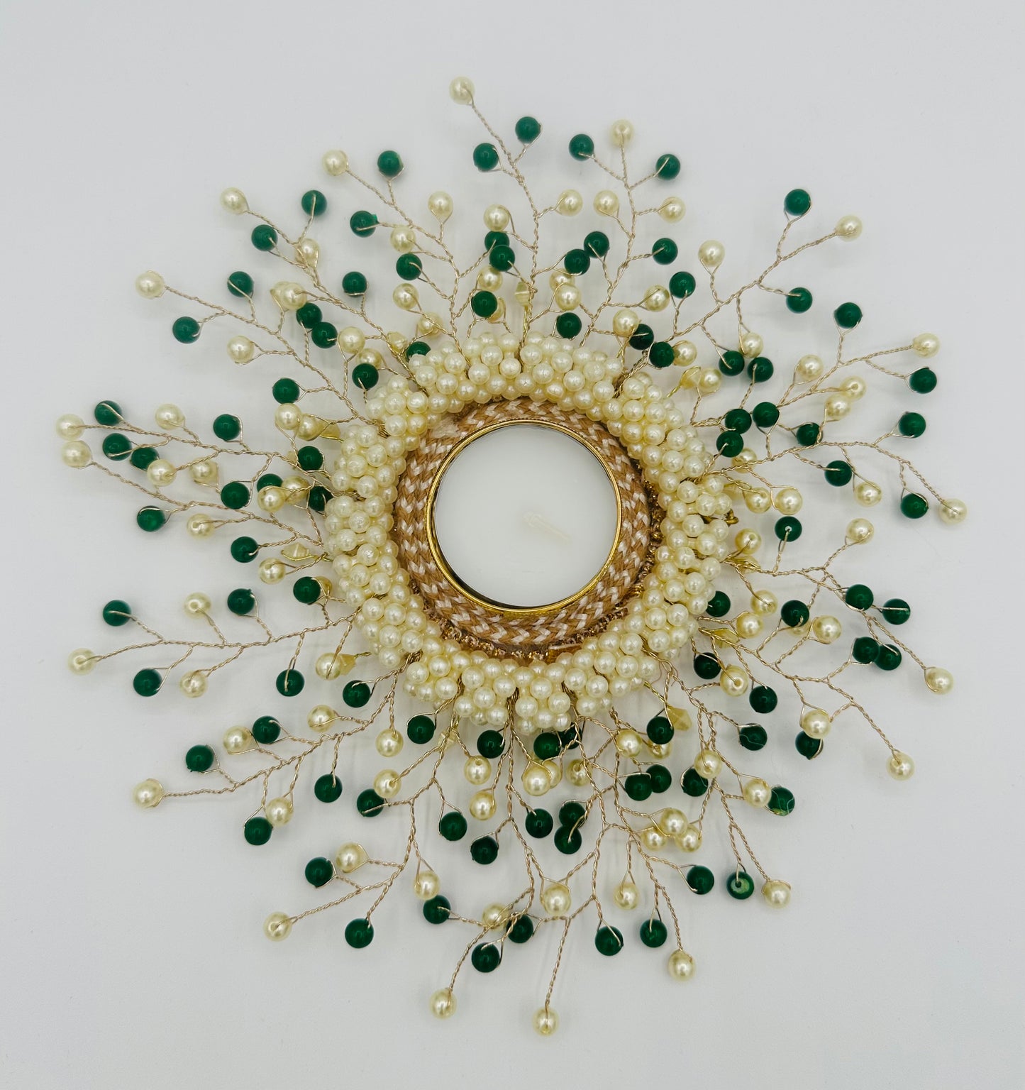 Colored Pearl Diyas/Tealight Holders