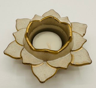 Resin Lotus Tealight Holder
