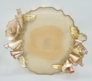 Resin 3D Flower Decor/Tray