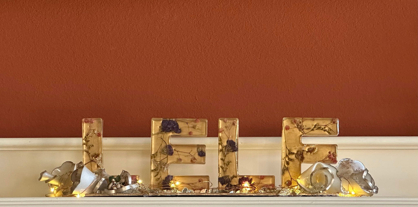 Resin 3D Name Display