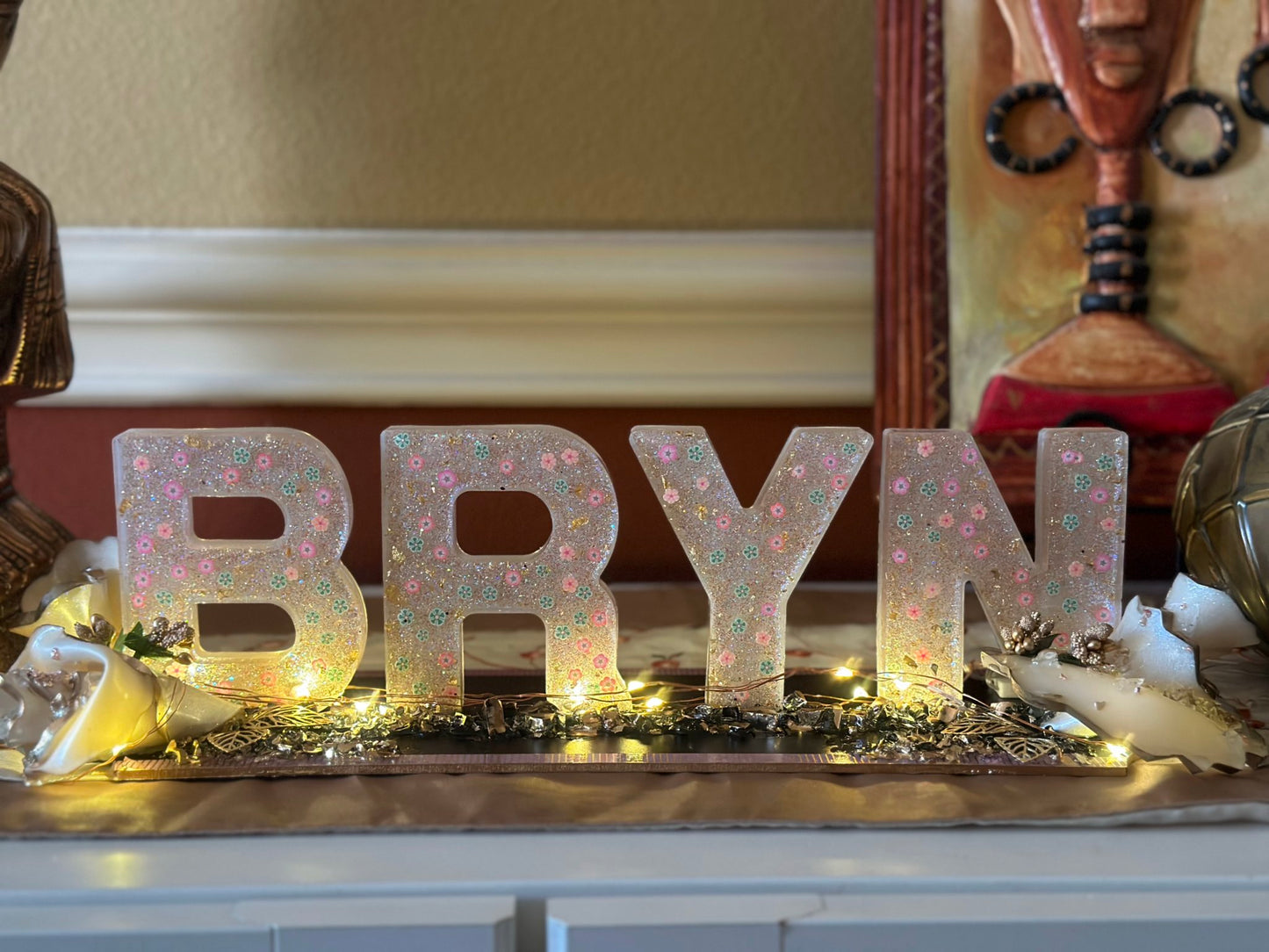 Resin 3D Name Display