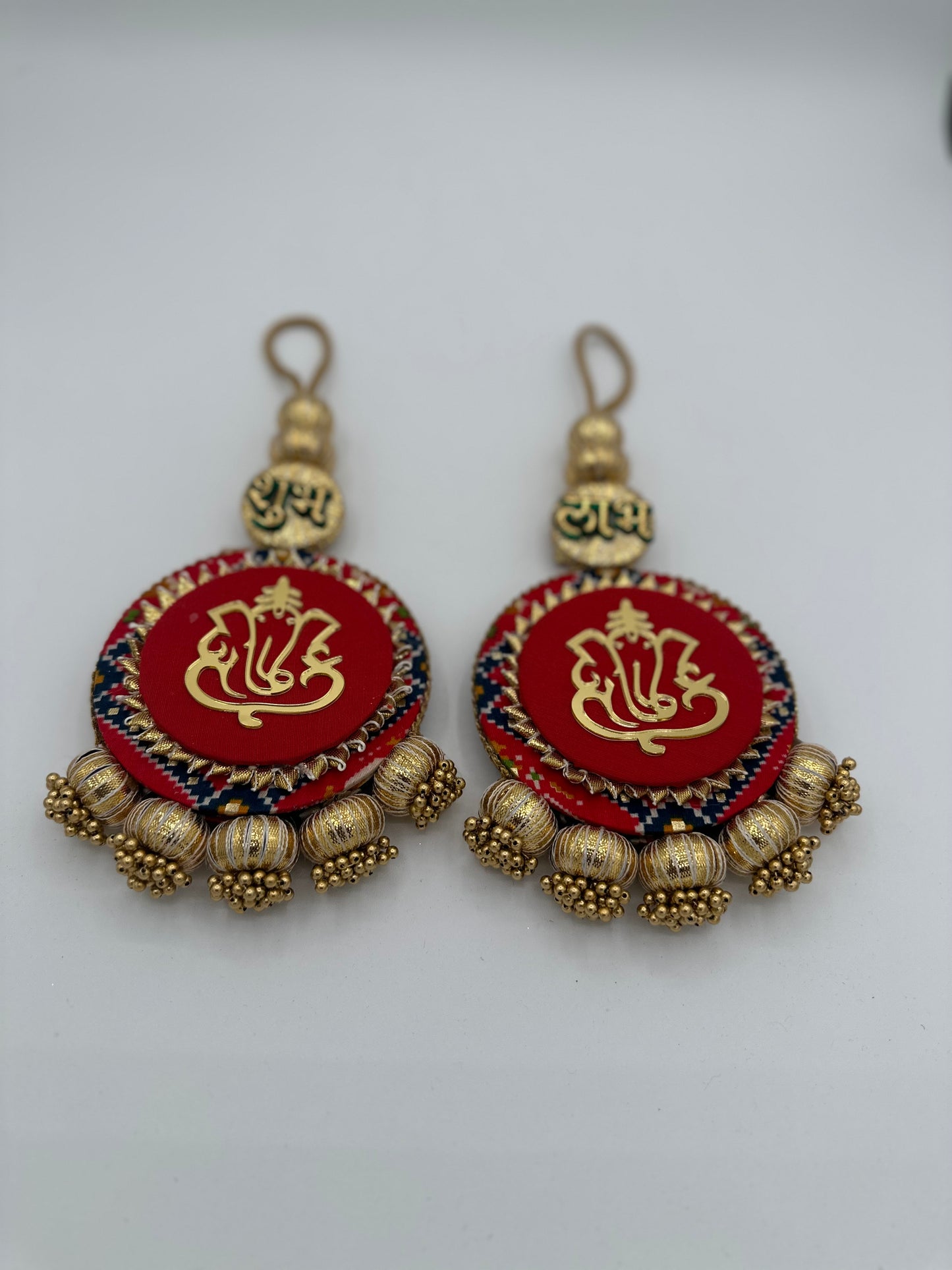 Ganesh Shubh Laabh Hangings - Reversible colors