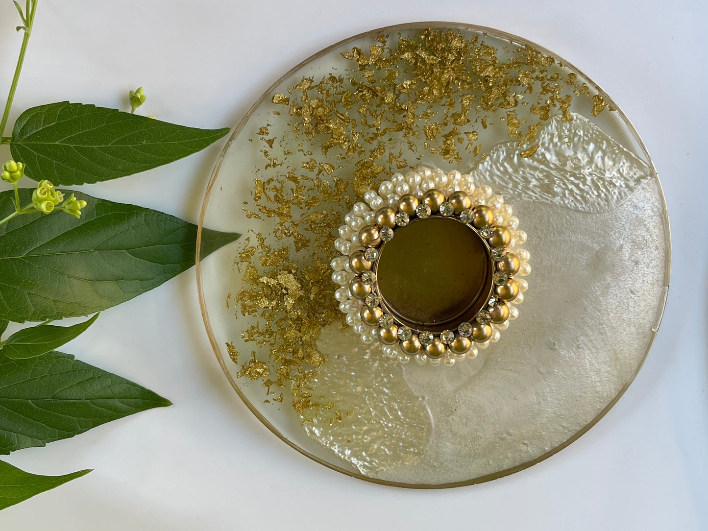 Resin Diya/Tea Light Holder