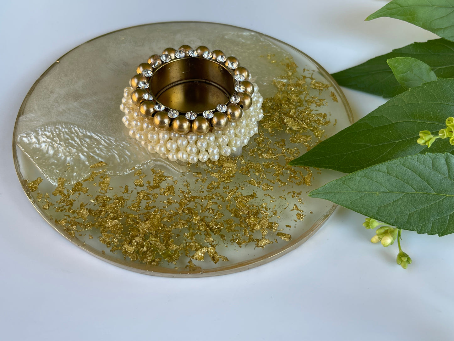 Resin Diya/Tea Light Holder