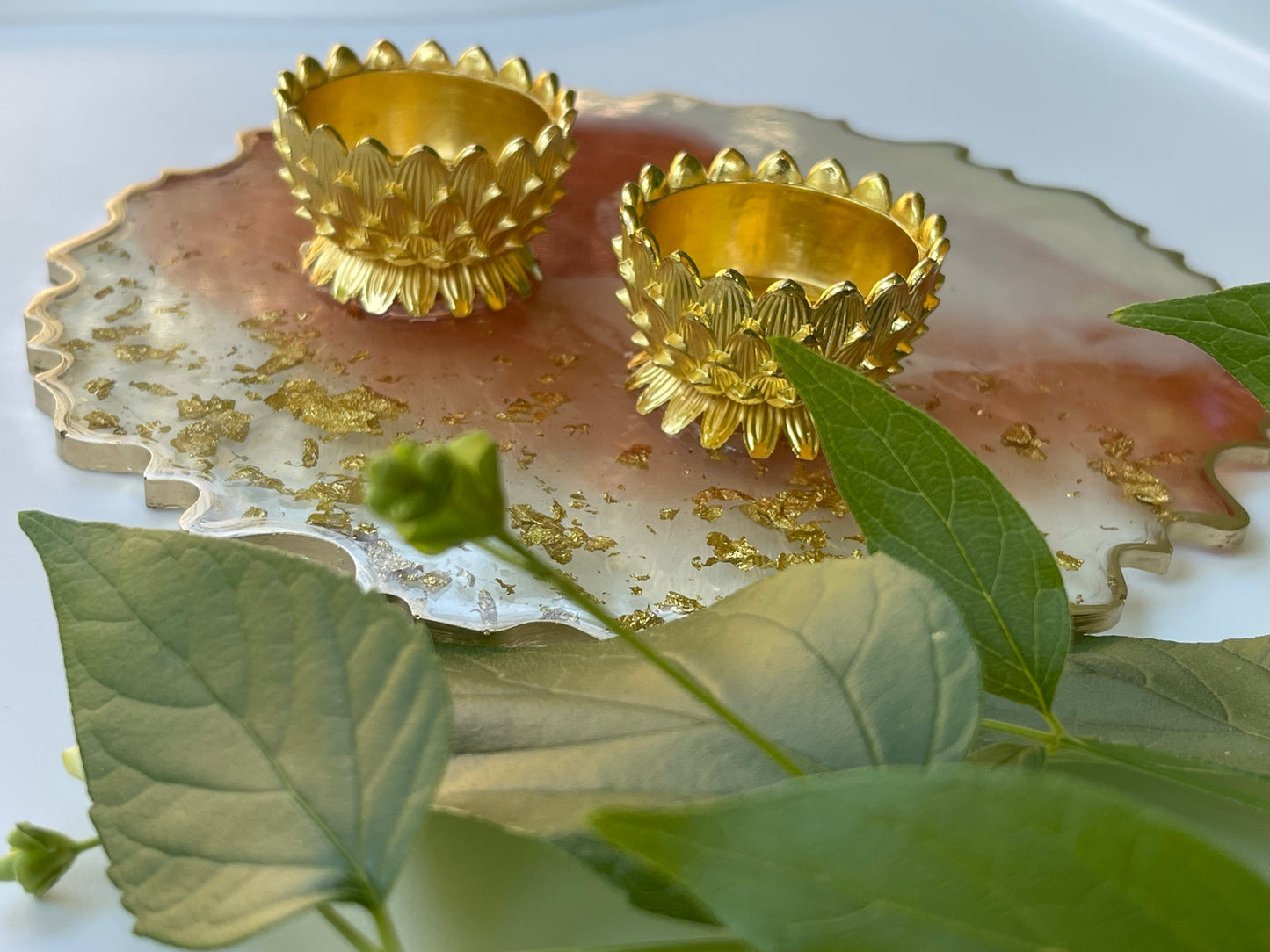 Resin Puja Thali/Festive Platter